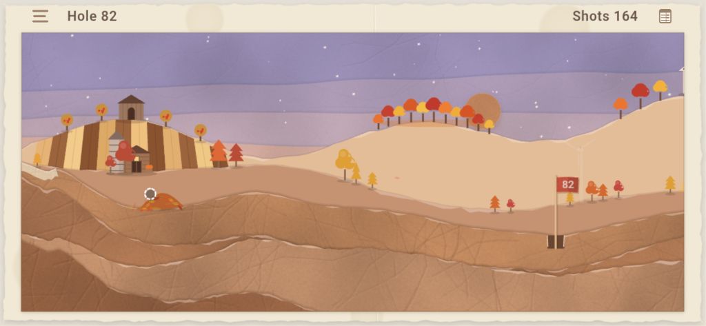 Paper Golf — Autumn course