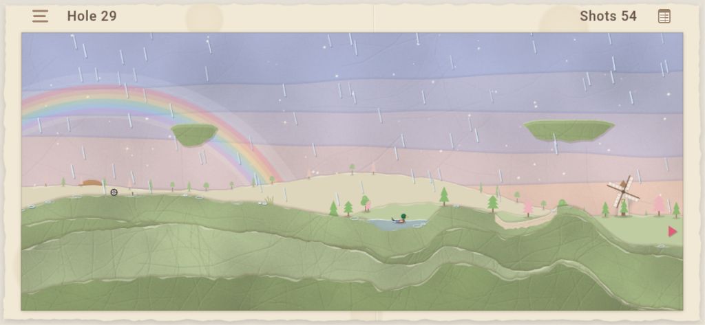 Paper Golf — Spring course